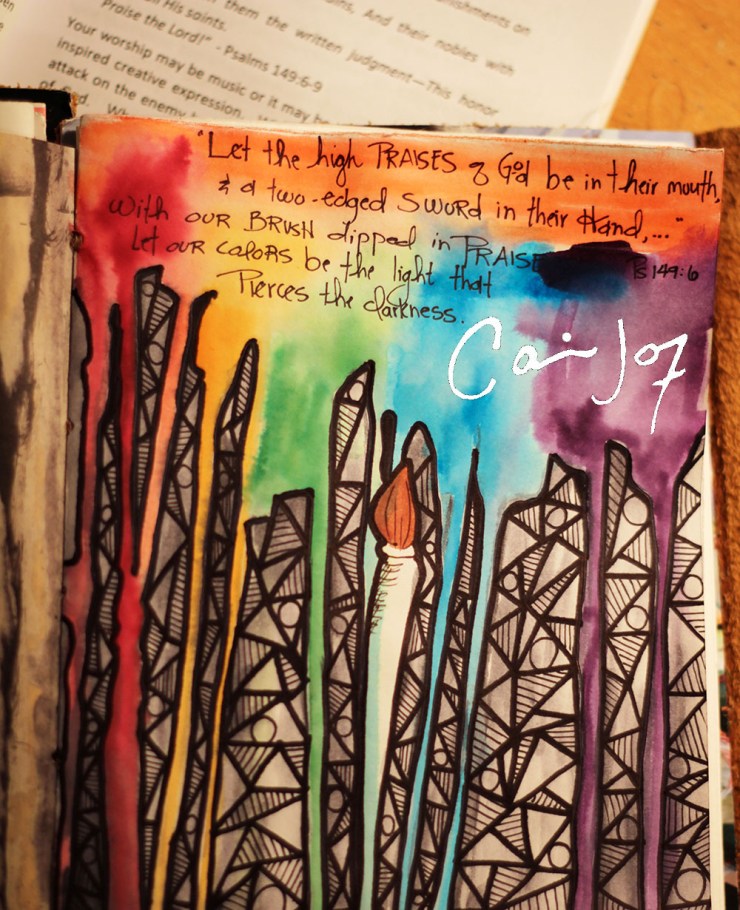 Brushes dipped in praise